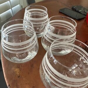 Kate Spade Wine Glasses - Set of 4